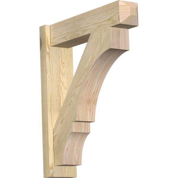 Ekena Millwork Balboa Rough Sawn Craftsman Outlooker, Douglas Fir, 6"W x 24"D x 28"H OUT06X24X28BOA04RDF - main